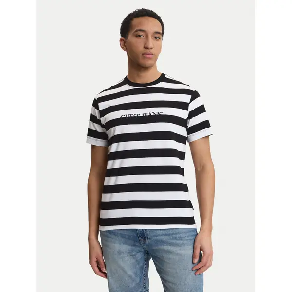 Guess Jeans Guess Jeans T-shirt M4YI84 K9XF1 Crna Regular Fit