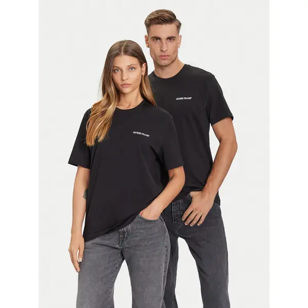 Guess Jeans Guess Jeans T-shirt M5BI78 K8FQ4 Crna Regular Fit