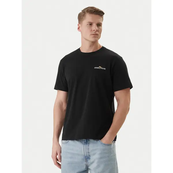 Guess Jeans Guess Jeans T-shirt M6GIB7 K8HM0 Crna Regular Fit
