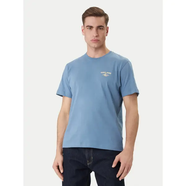 Guess Jeans Guess Jeans T-shirt M6GIB7 K8HM0 Plava Regular Fit
