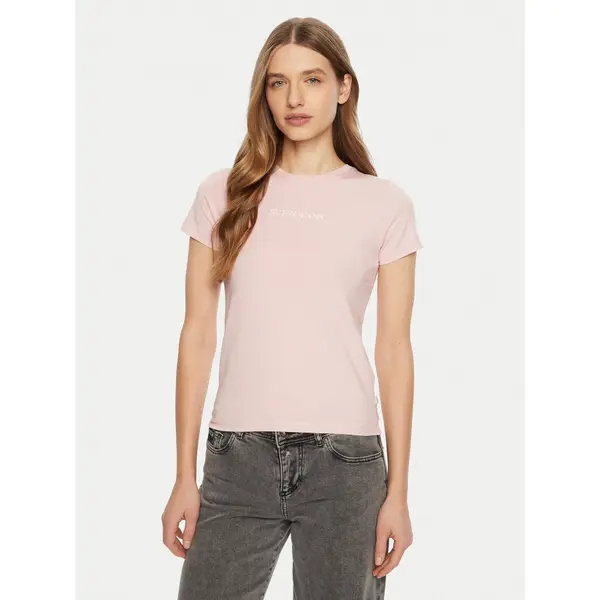Guess Jeans Guess Jeans T-shirt W4YI01 J1314 Ružičasta Regular Fit