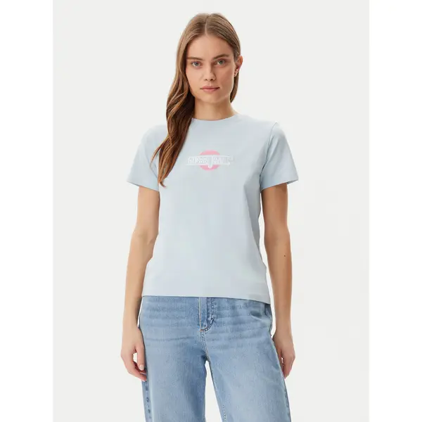 Guess Jeans Guess Jeans T-shirt W5GI26 J1314 Tamnoplava Regular Fit