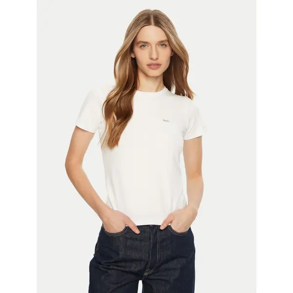 Guess Jeans Guess Jeans T-shirt W5RI52 J1314 Bijela Regular Fit