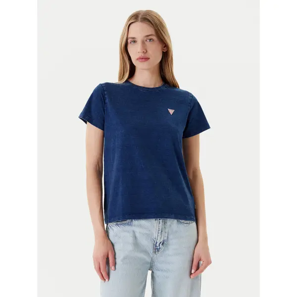 Guess Jeans Guess Jeans T-shirt W5YI22 KCTL1 Tamnoplava Regular Fit