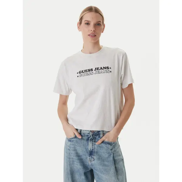 Guess Jeans Guess Jeans T-shirt W6GI04 K8HM0 Siva Regular Fit