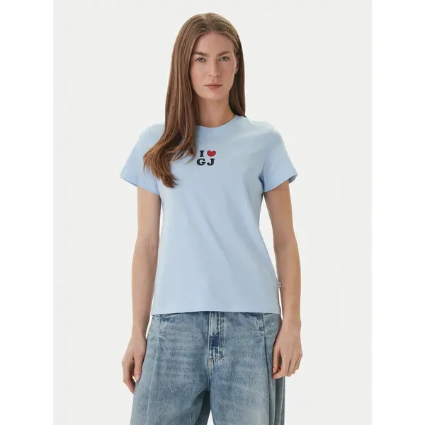 Guess Jeans Guess Jeans T-shirt W6GI45 K8HM0 Svijetloplava Regular Fit