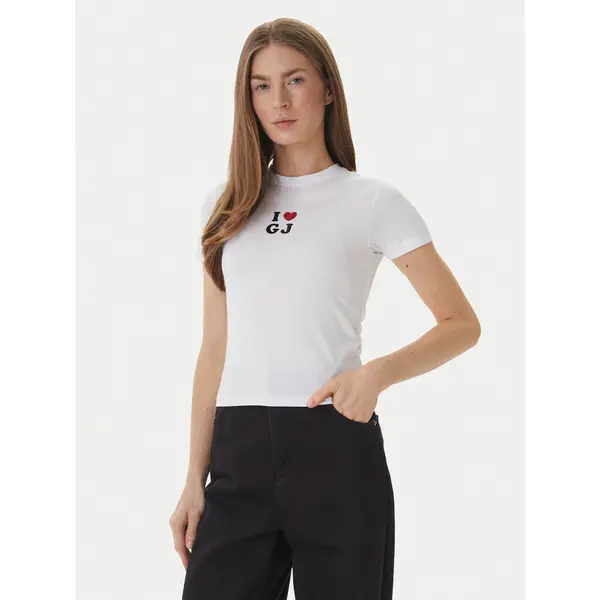 Guess Jeans Guess Jeans T-shirt W6GIB1 J1314 Bijela Slim Fit