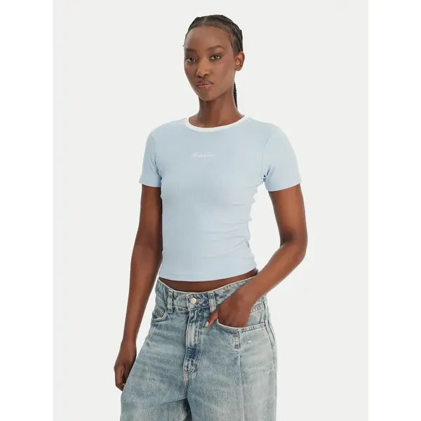 Guess Jeans Guess Jeans T-shirt W6GPA9 KF641 Svijetloplava Slim Fit