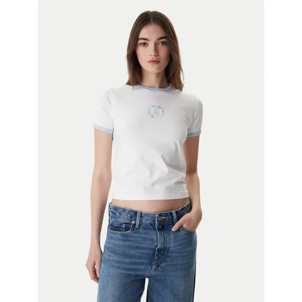 Guess Jeans Guess Jeans T-shirt W6RI16 J1314 Bijela Regular Fit