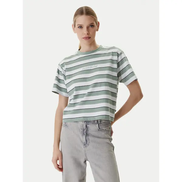 Guess Jeans Guess Jeans T-shirt W6RI19 K8HM0 Šarena Regular Fit