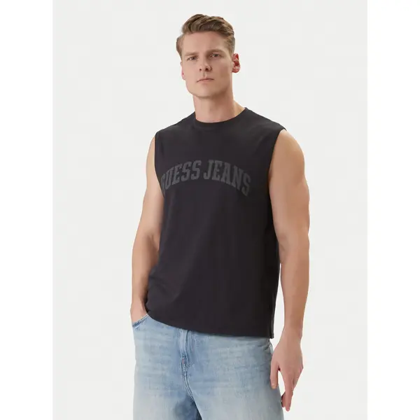 Guess Jeans Guess Jeans Tank top M6GPB2 K8FQ4 Crna Regular Fit