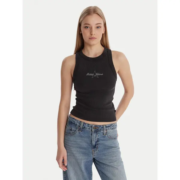 Guess Jeans Guess Jeans Top 180345 Crna Classic Fit
