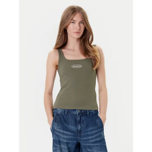 Guess Jeans Guess Jeans Top W5YP35 KA0H1 Kaki Regular Fit