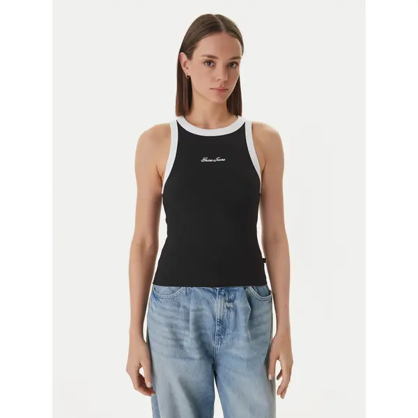 Guess Jeans Guess Jeans Top W6GPZ8 KF641 Crna Slim Fit