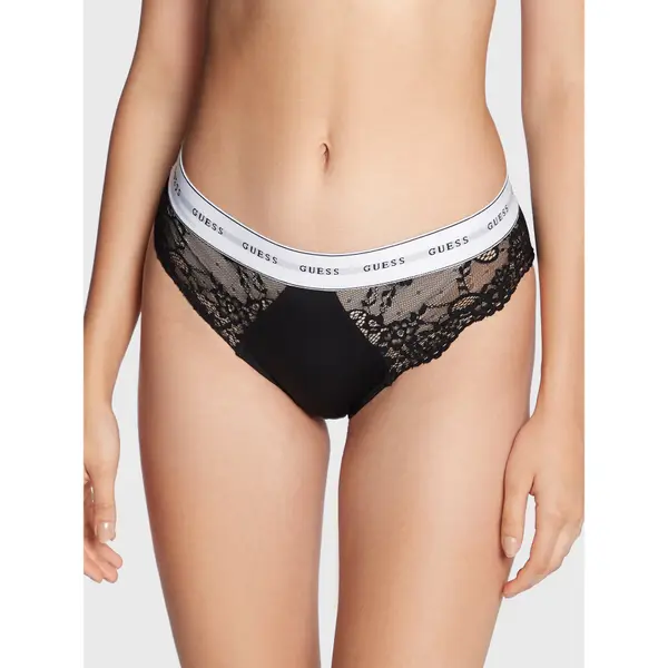 Guess Guess Klašične gaćice Belle O2BE08 KBBT0 Crna