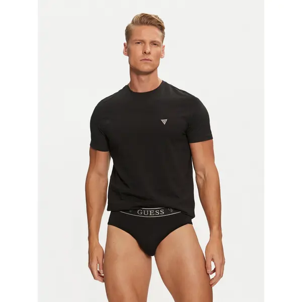 Guess Guess Pidžama U4BG86 KCD31 Crna Regular Fit