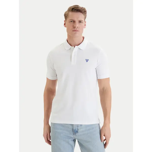 Guess Guess Polo F6GP03 K9WF1 Bijela Slim Fit