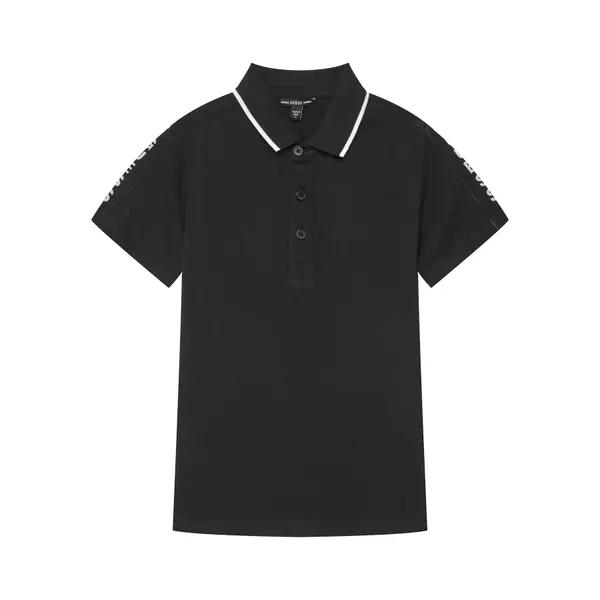 Guess Guess Polo L4GP03 KAPY0 Crna Regular Fit