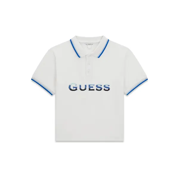 Guess Guess Polo L6GP00 KADZ4 Bijela Relaxed Fit