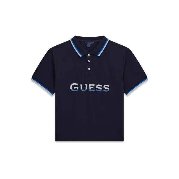 Guess Guess Polo L6GP00 KADZ4 Tamnoplava Relaxed Fit