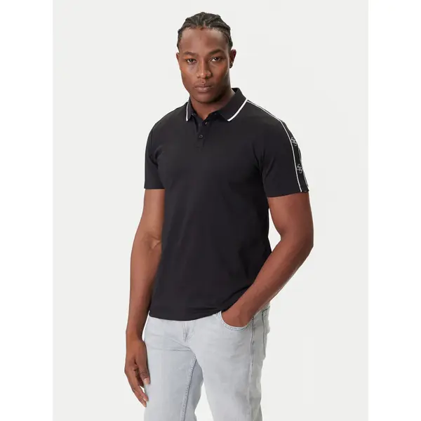 Guess Guess Polo M4YP40 KARS0 Crna Regular Fit
