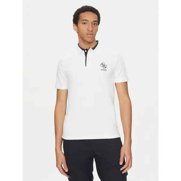 Guess Guess Polo M5GP60 K7O64 Bijela Slim Fit