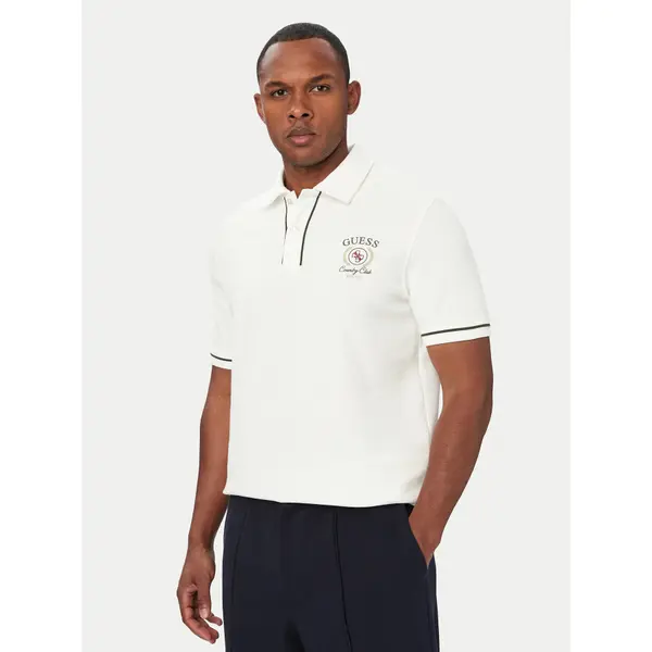 Guess Guess Polo M6YP17 K4398 Krem Regular Fit
