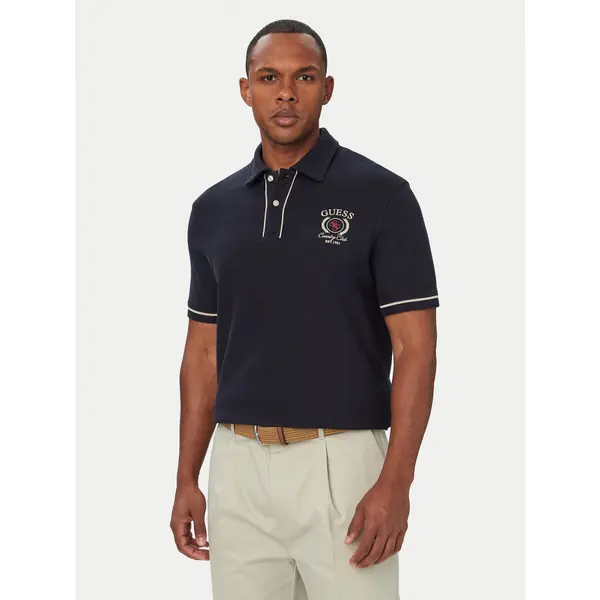 Guess Guess Polo M6YP17 K4398 Tamnoplava Regular Fit