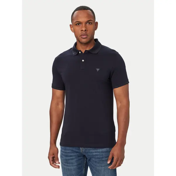 Guess Guess Polo M6YP66 K4394 Tamnoplava Extra Slim Fit