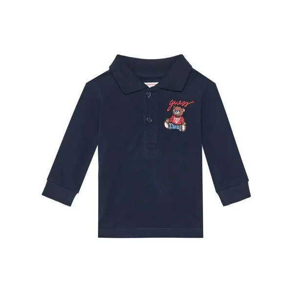 Guess Guess Polo N5YP00 KADZ4 Tamnoplava Regular Fit