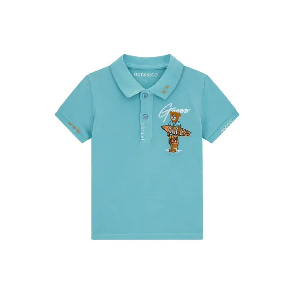 Guess Guess Polo N6GP01 K9WF4 Plava Regular Fit