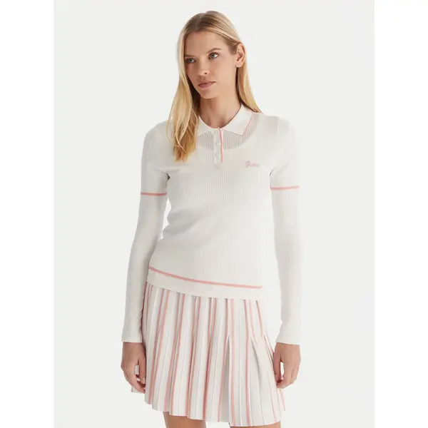 Guess Guess Polo V5GP00Z3D60 Bijela Slim Fit