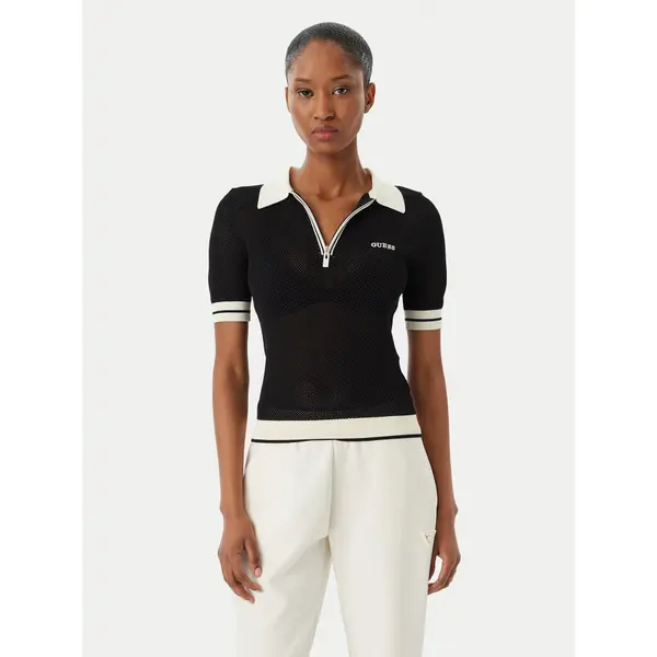 Guess Guess Polo V6GR04 Z0725 Crna Regular Fit