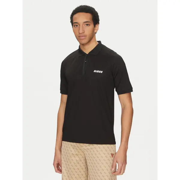 Guess Guess Polo Z5GP00 KCQU2 Crna Slim Fit