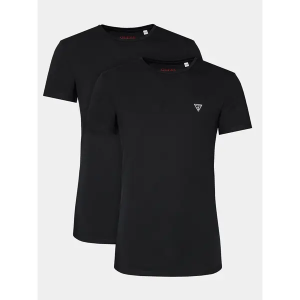 Guess Guess Set t-shirt majica﻿ U97G02 KCD31 Crna Regular Fit