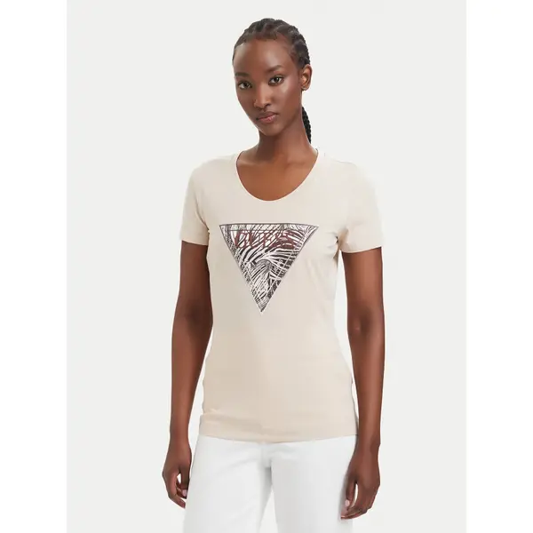Guess Guess T-shirt 182454 Bež Classic Fit