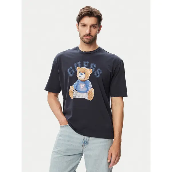 Guess Guess T-shirt 182885 Plava Classic Fit
