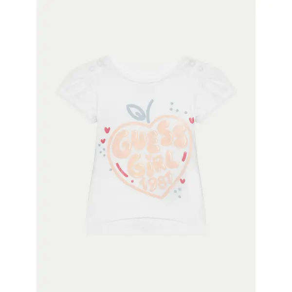 Guess Guess T-shirt A5GI01 K6YW4 Bijela Regular Fit