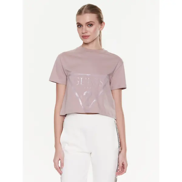 Guess Guess T-shirt Adele V2YI06 K8HM0 Ružičasta Boxy Fit