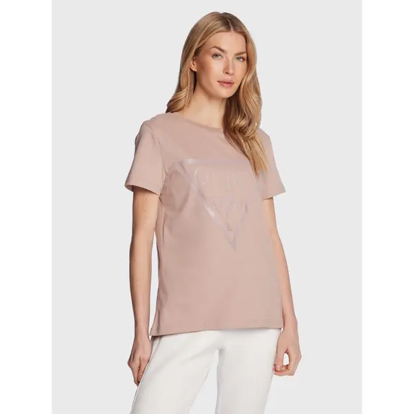 Guess Guess T-shirt Adele V2YI07 K8HM0 Ružičasta Regular Fit