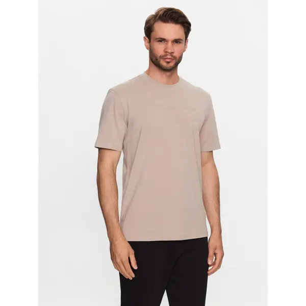 Guess Guess T-shirt Alphy Z2YI11 J1314 Bež Regular Fit