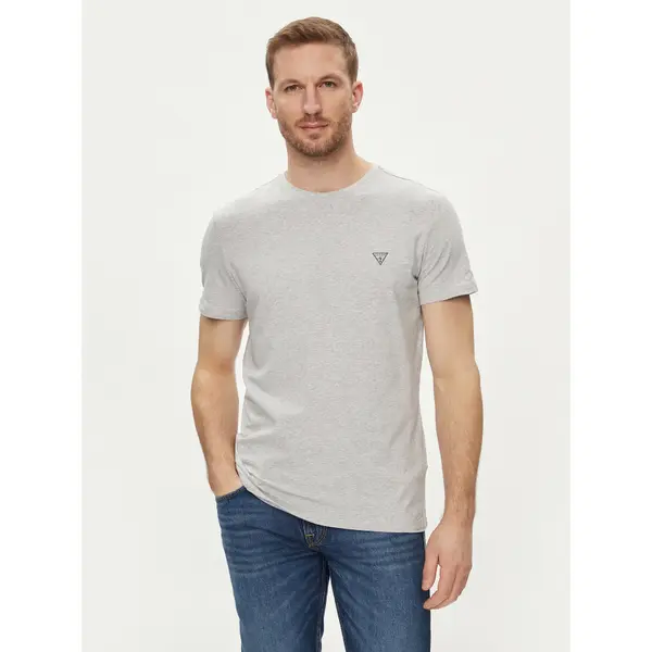 Guess Guess T-shirt Caleb U97M00 KCD31 Siva Slim Fit