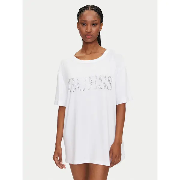 Guess Guess T-shirt E5GI07 K68D2 Bijela Regular Fit