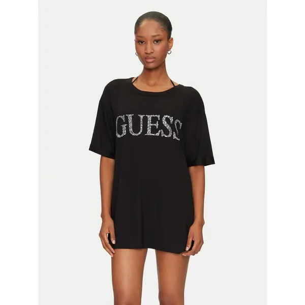Guess Guess T-shirt E5GI07 K68D2 Crna Regular Fit