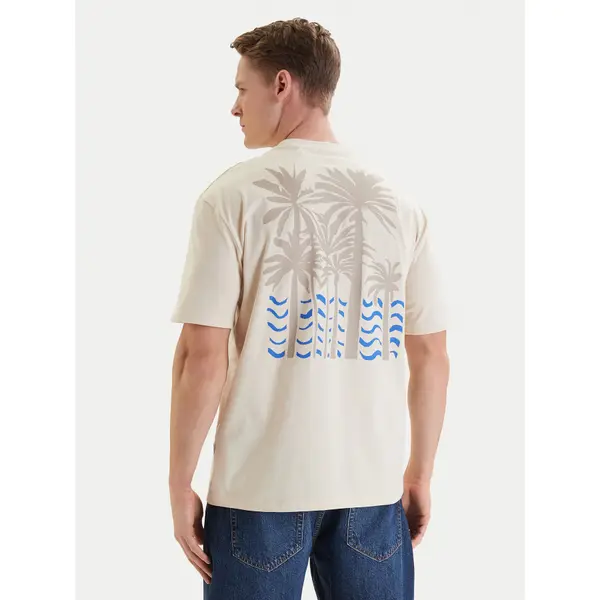 Guess Guess T-shirt F6GI07 K8FQ4 Bež Regular Fit