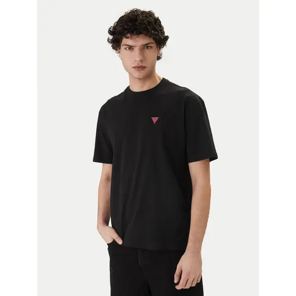 Guess Guess T-shirt F6GI11 K8HM4 Crna Regular Fit