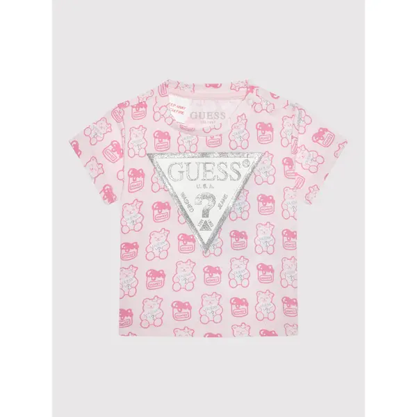 Guess Guess T-shirt H1YT00 K6YW1 Ružičasta Regular Fit
