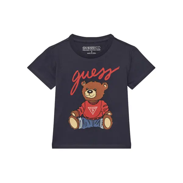 Guess Guess T-shirt H4BT01 I3Z14 Tamnoplava Regular Fit