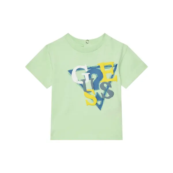 Guess Guess T-shirt I5GI01 K8HM4 Zelena Regular Fit