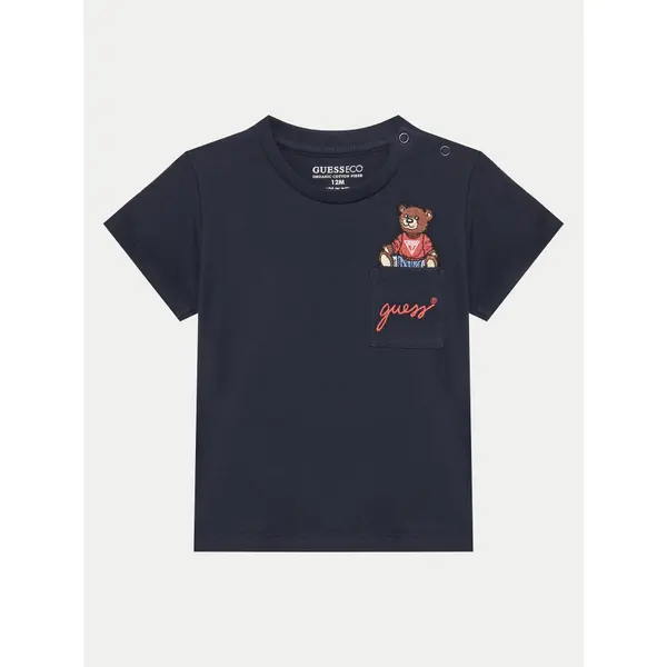 Guess Guess T-shirt I5RI03 I3Z14 Tamnoplava Regular Fit